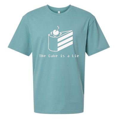 The Cake Is A Lie Sueded Cloud Jersey T-Shirt