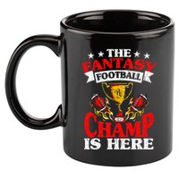 The Champ Is Here Fantasy Football 11oz C Handle Ceramic Mug