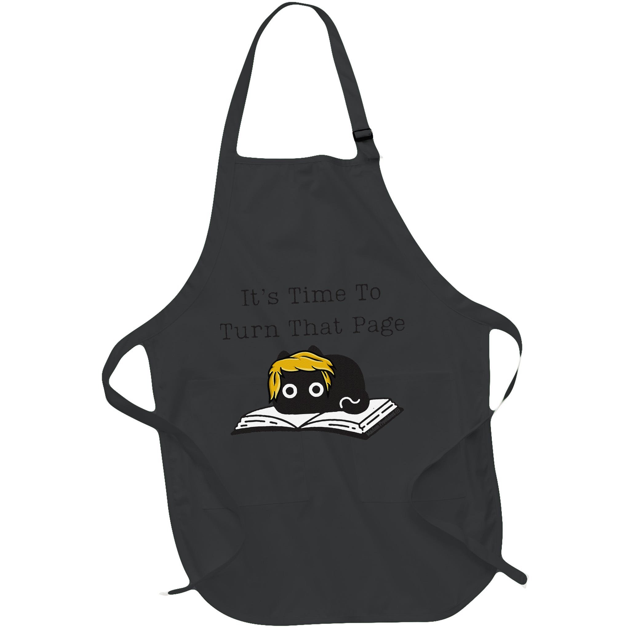Trump Cat ItS Time To Turn That Page Apron
