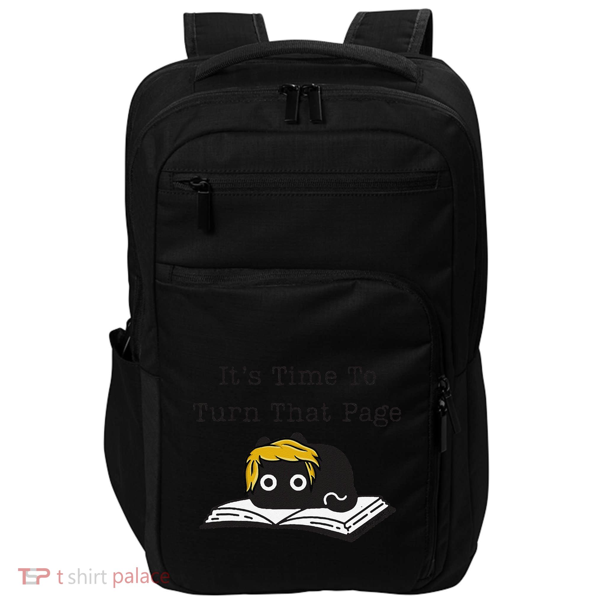 Trump Cat ItS Time To Turn That Page Impact Tech Backpack