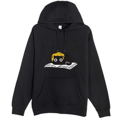 Trump Cat ItS Time To Turn That Page Premium Pullover Hoodie