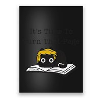 Trump Cat ItS Time To Turn That Page Poster