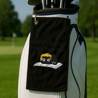 Trump Cat ItS Time To Turn That Page Golf Towel