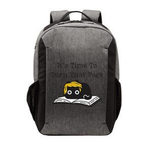 Trump Cat ItS Time To Turn That Page Vector Backpack