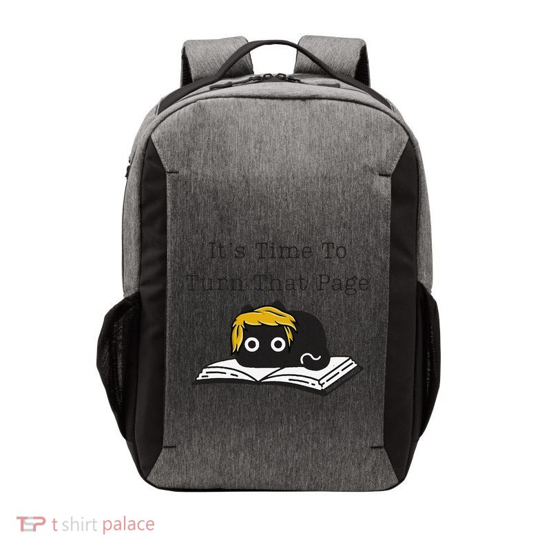 Trump Cat ItS Time To Turn That Page Vector Backpack