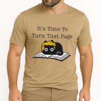 Trump Cat ItS Time To Turn That Page Cooling Performance Crew T-Shirt