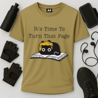 Trump Cat ItS Time To Turn That Page Cooling Performance Crew T-Shirt