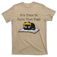 Trump Cat ItS Time To Turn That Page T-Shirt