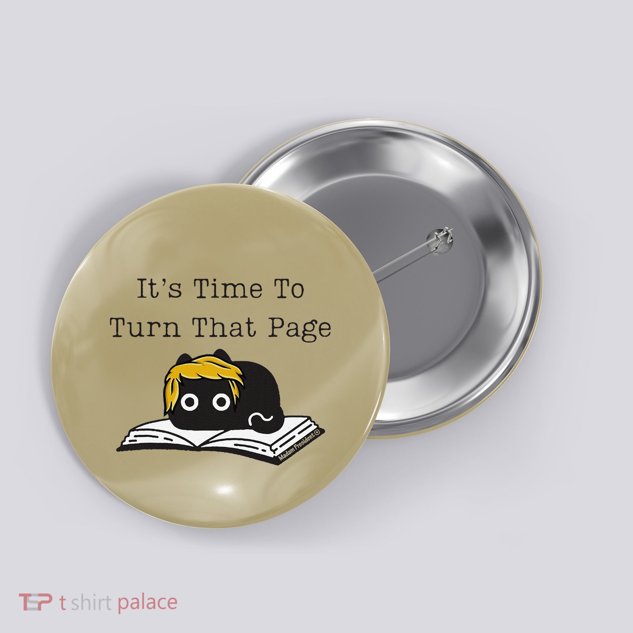 Trump Cat ItS Time To Turn That Page Button