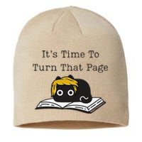 Trump Cat ItS Time To Turn That Page Sustainable Beanie