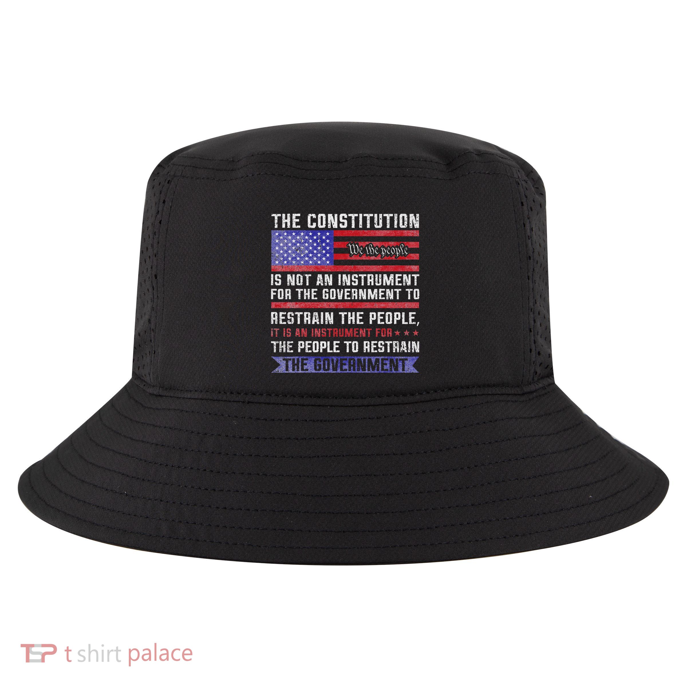 The Constitution Is An Instrument Us Patriotic Cool Comfort Performance Bucket Hat