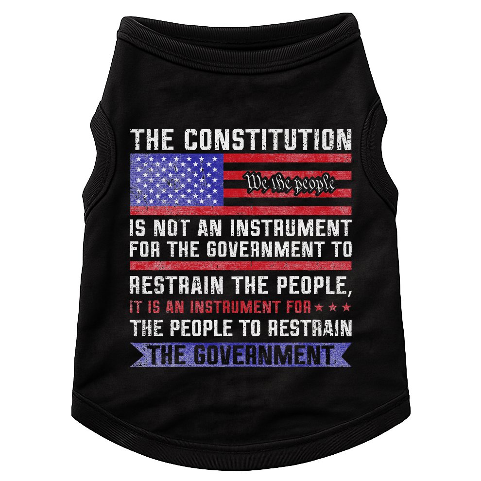 The Constitution Is An Instrument Us Patriotic Doggie Tank