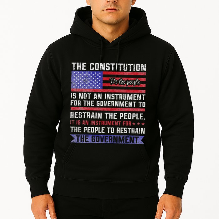 The Constitution Is An Instrument Us Patriotic Hoodie