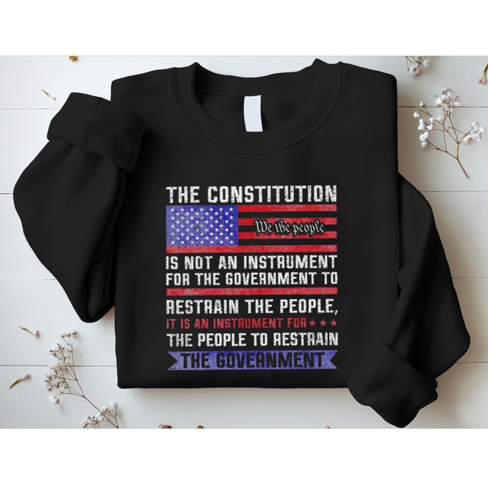 The Constitution Is An Instrument Us Patriotic Sweatshirt