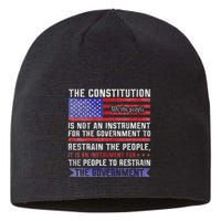 The Constitution Is An Instrument Us Patriotic Sustainable Beanie