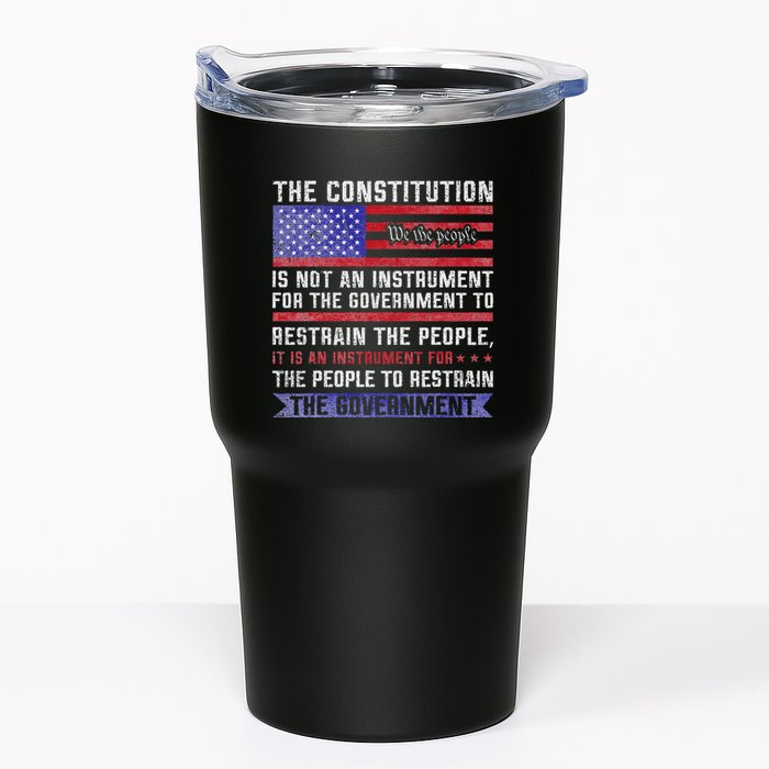 The Constitution Is An Instrument Us Patriotic Tumbler