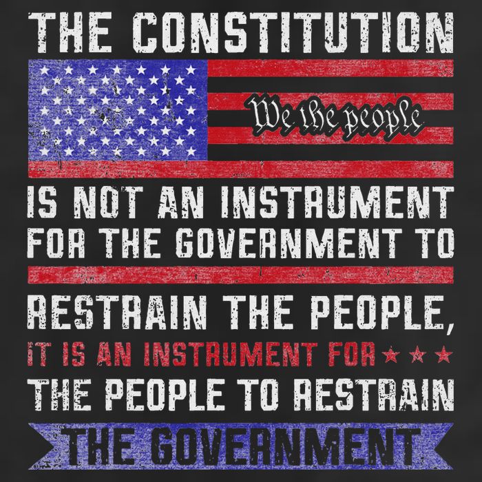 The Constitution Is An Instrument Us Patriotic Golf Towel