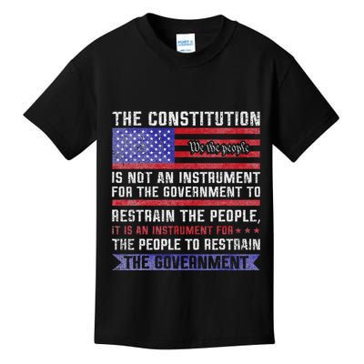 The Constitution Is An Instrument Us Patriotic Kids T-Shirt