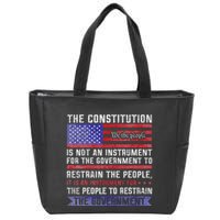 The Constitution Is An Instrument Us Patriotic Zip Tote Bag