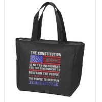 The Constitution Is An Instrument Us Patriotic Zip Tote Bag