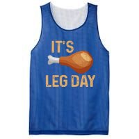 Thanksgiving Cotume Its Leg Day Pilgrim Tasty Turkey Leg Funny Gift Mesh Reversible Basketball Jersey Tank