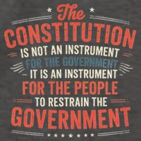 The Constitution Is An Instrument Hands Off Vector Backpack