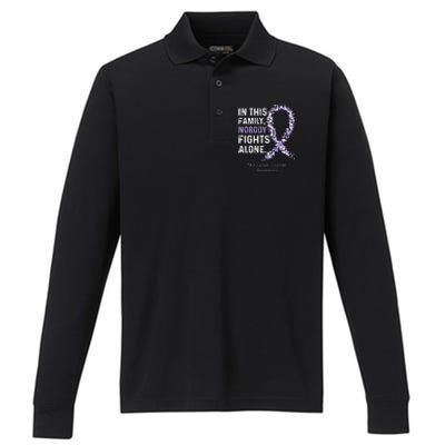 Testicular Cancer In This Family Nobody Fights Alone Performance Long Sleeve Polo