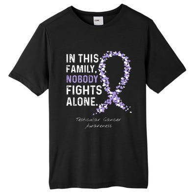 Testicular Cancer In This Family Nobody Fights Alone Tall Fusion ChromaSoft Performance T-Shirt