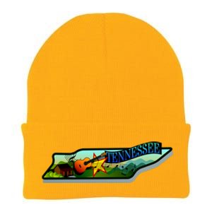 Tennessee Cartoon Illustration Knit Cap Winter Beanie