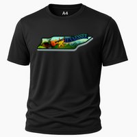 Tennessee Cartoon Illustration Performance Shirt