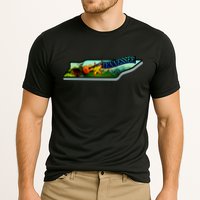 Tennessee Cartoon Illustration Performance Shirt