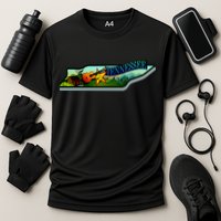 Tennessee Cartoon Illustration Performance Shirt