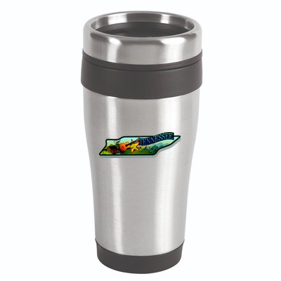 Tennessee Cartoon Illustration 16oz Travel Tumbler