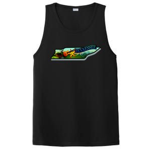 Tennessee Cartoon Illustration PosiCharge Competitor Tank