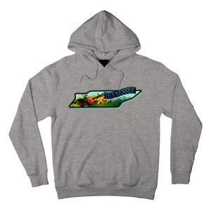 Tennessee Cartoon Illustration Hoodie