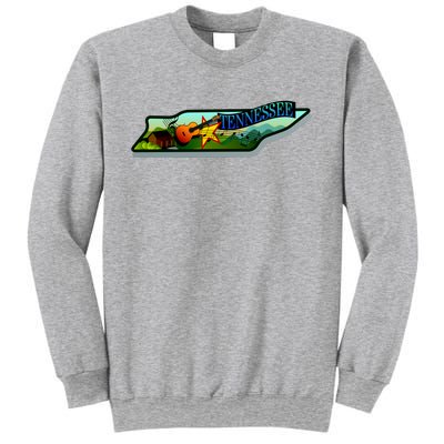 Tennessee Cartoon Illustration Sweatshirt