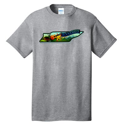 Tennessee Cartoon Illustration Tall T-Shirt