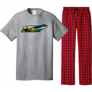 Tennessee Cartoon Illustration Pajama Set