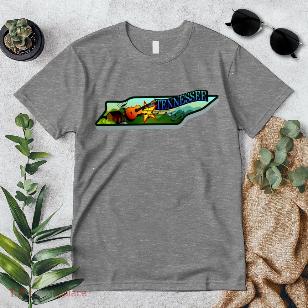 Tennessee Cartoon Illustration Premium T-Shirt