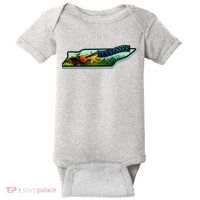 Tennessee Cartoon Illustration Baby Bodysuit