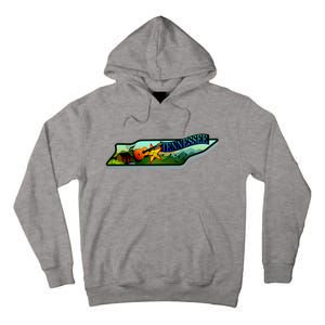 Tennessee Cartoon Illustration Tall Hoodie