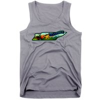 Tennessee Cartoon Illustration Tank Top