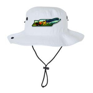 Tennessee Cartoon Illustration Legacy Cool Fit Booney Bucket Hat