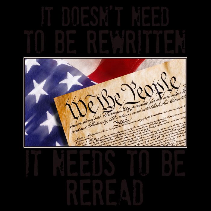 The Constitution It Doesnt Need To Be Rewritten It Needs To Be Reread Mug