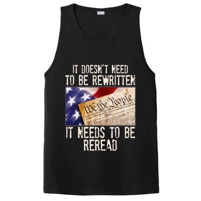 The Constitution It Doesnt Need To Be Rewritten It Needs To Be Reread PosiCharge Competitor Tank