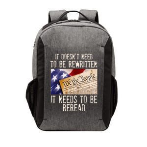 The Constitution It Doesnt Need To Be Rewritten It Needs To Be Reread Vector Backpack