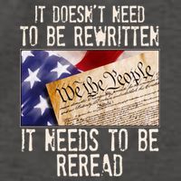The Constitution It Doesnt Need To Be Rewritten It Needs To Be Reread Vector Backpack