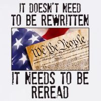 The Constitution It Doesnt Need To Be Rewritten It Needs To Be Reread Garment-Dyed Sweatshirt