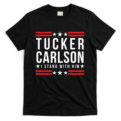 Tucker Carlson I Stand With Him, Men Women, I Stand With Tucker Carlson T-Shirt