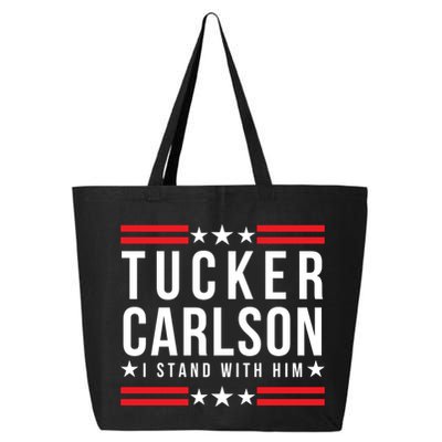 Tucker Carlson I Stand With Him, Men Women, I Stand With Tucker Carlson 25L Jumbo Tote
